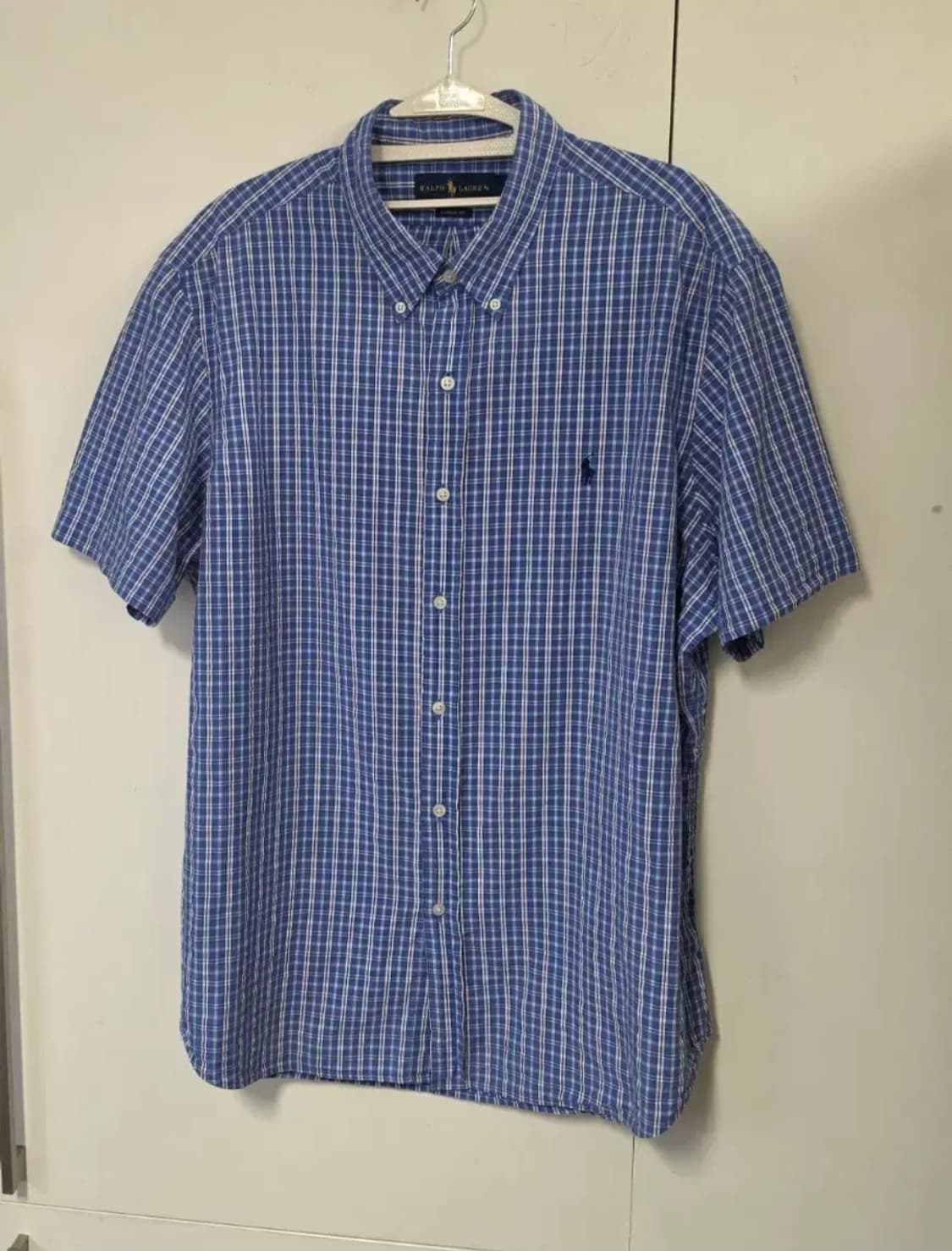 폴로랄프로렌 체크 반팔 셔츠 XL 상품이미지1