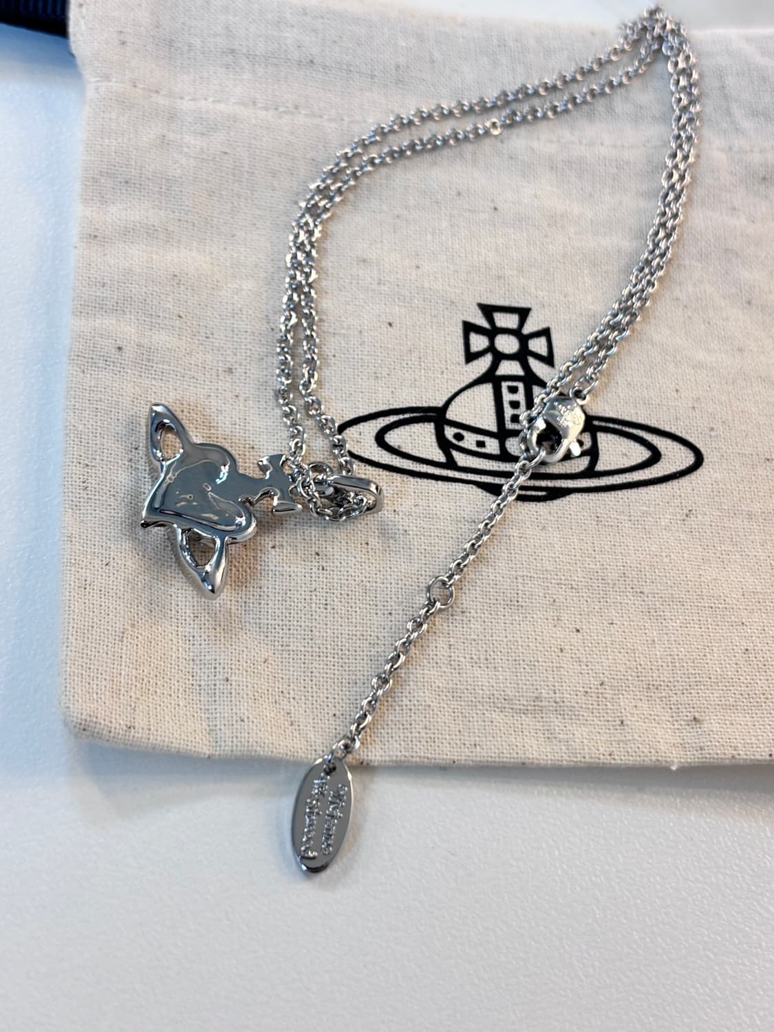 비비안웨스트우드 목걸이 디아망떼 레드 펜던트 하트 목걸이 빈티지 상품이미지3