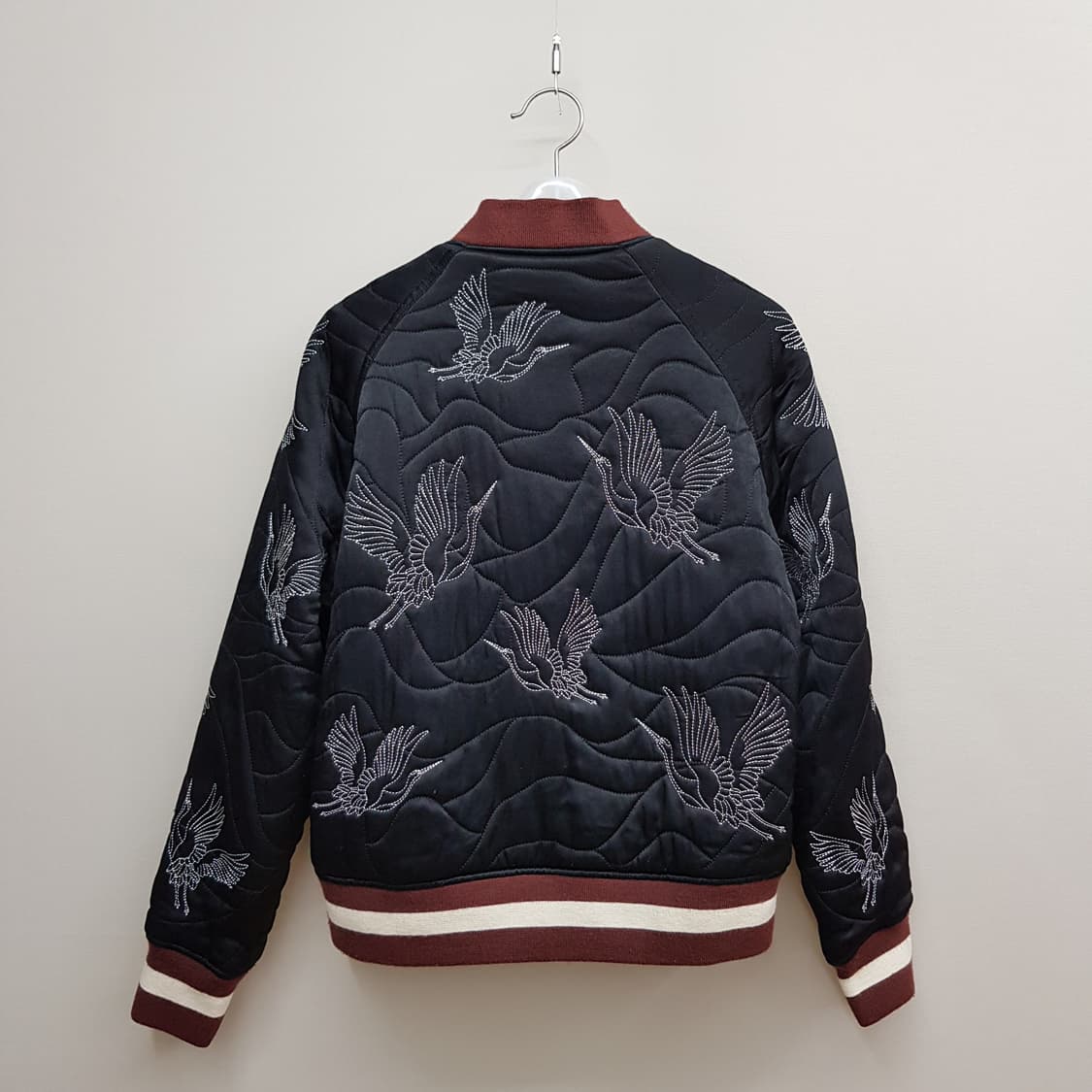 산드로 SANDRO  보겔 자수 퀄팅 봄버 자켓 1사이즈 상품이미지6
