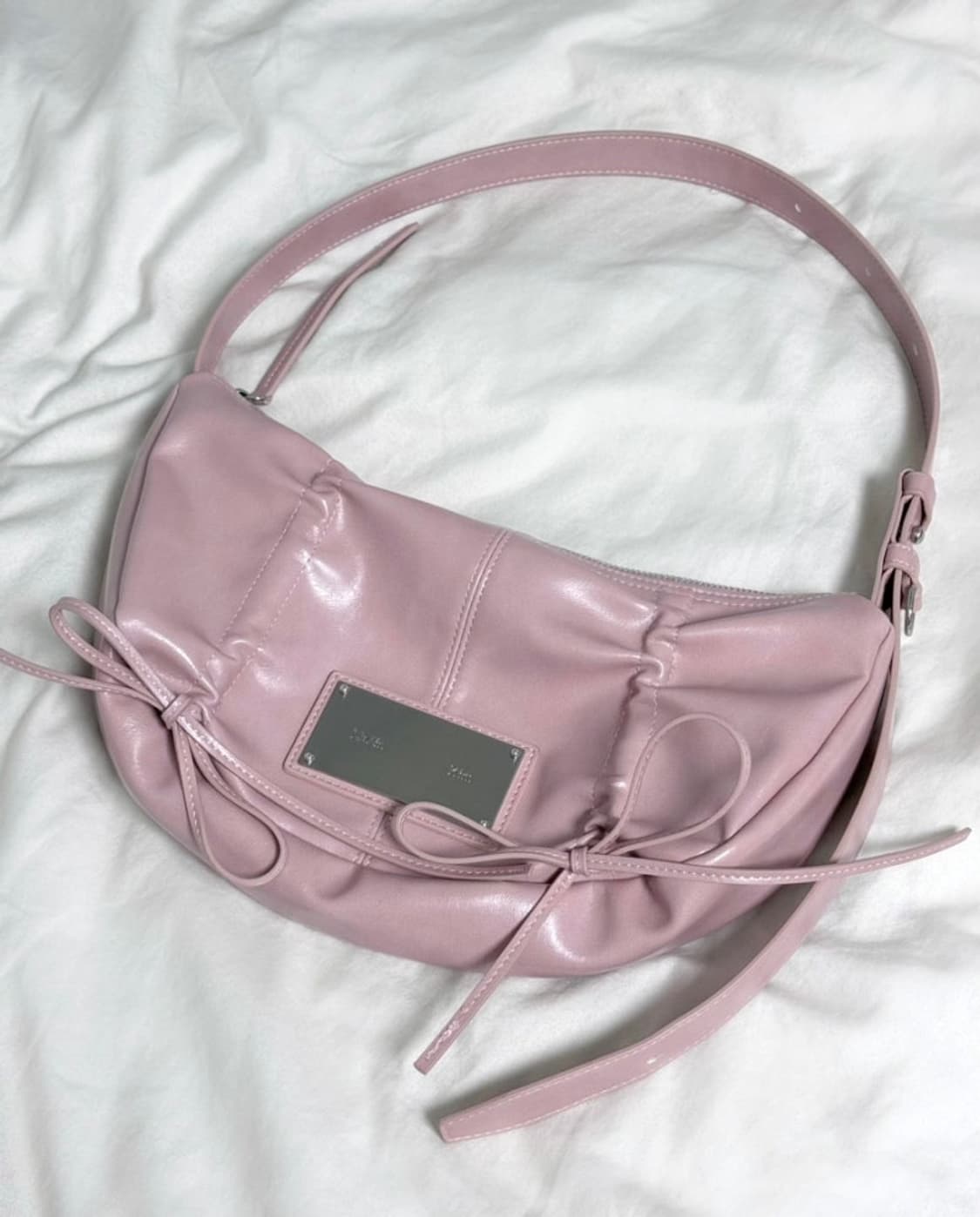 마뗑킴 하프 셔링 라운드백 핑크 상품이미지2