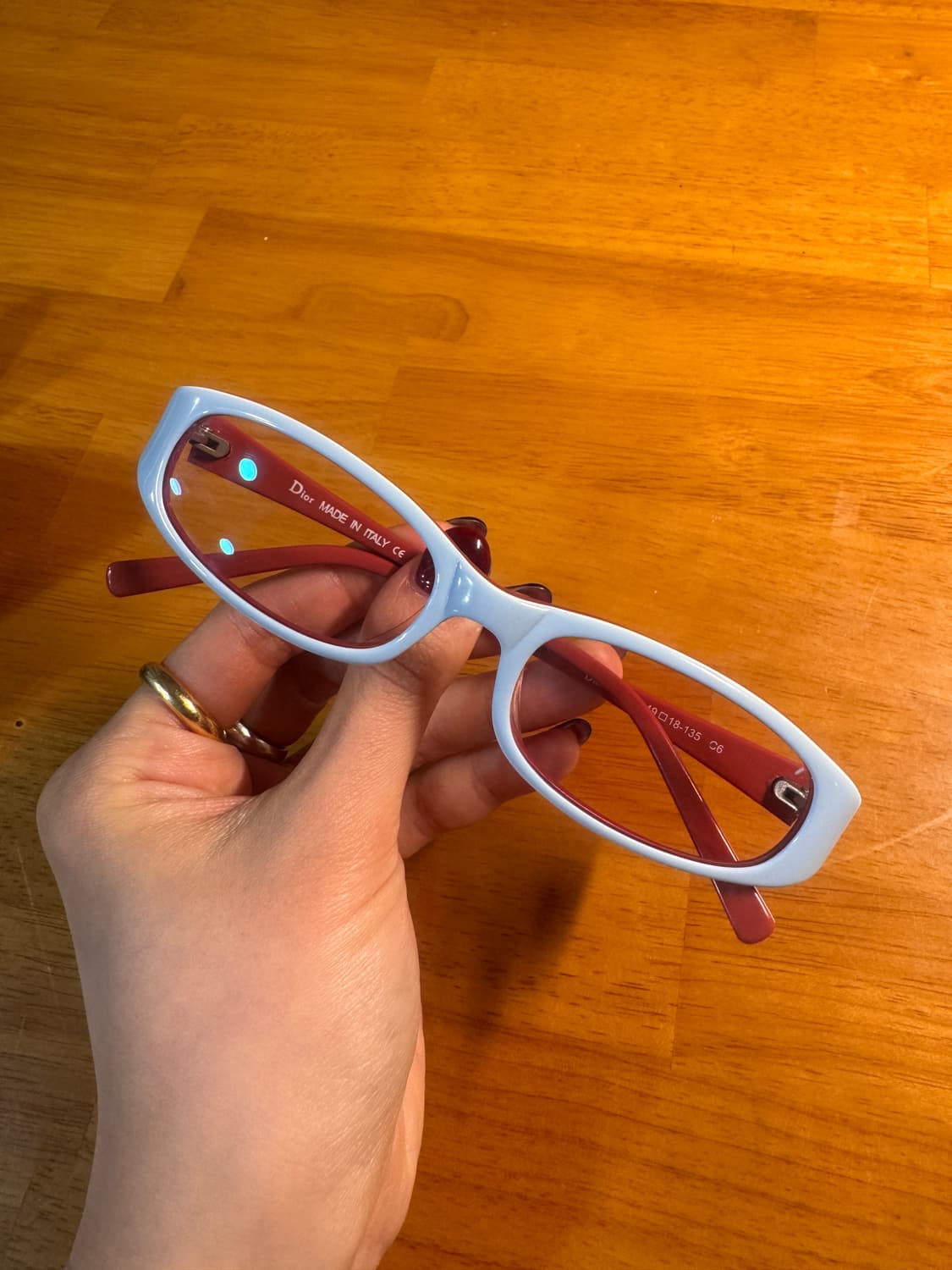 디올 빈티지 안경 상품이미지1