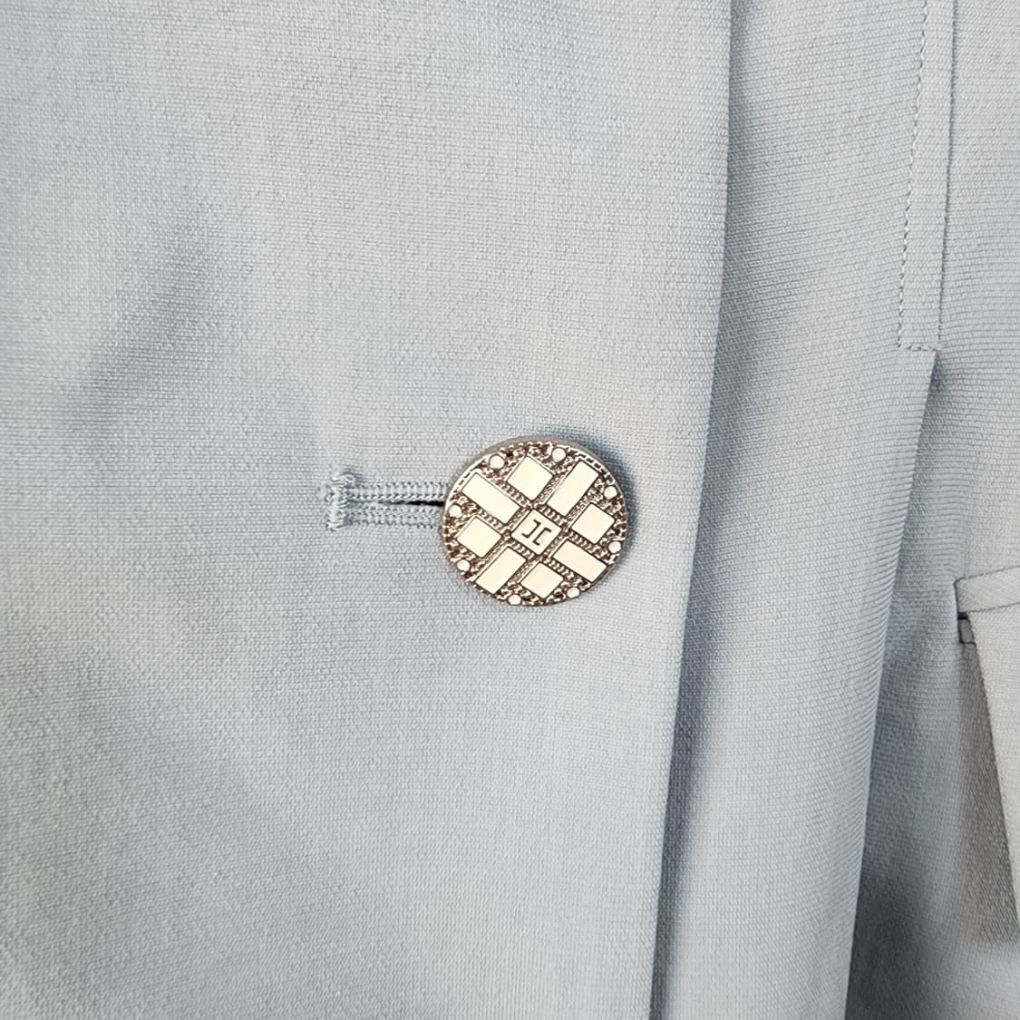 까사렐 더블 버튼 자켓 블루 상품이미지3