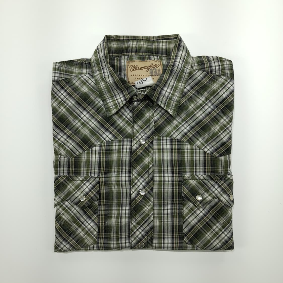 CN912 XL 랭글러 클래식 웨스턴 체크 긴팔 셔츠 남방 상품이미지7