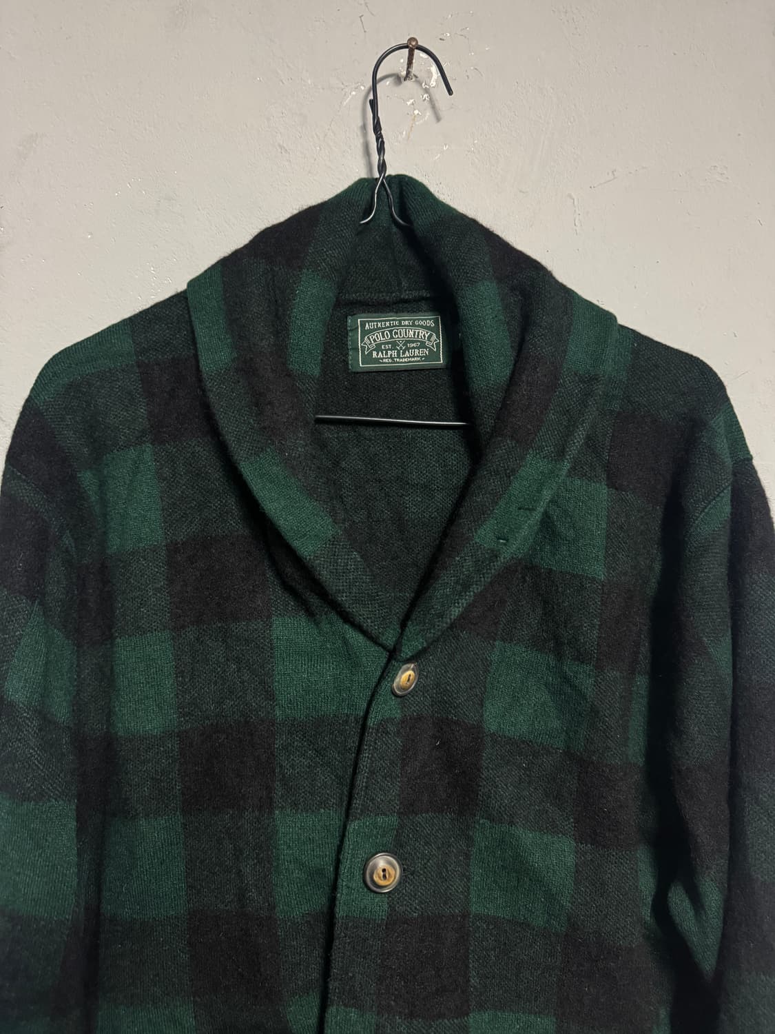 폴로 컨트리 램스울 가디건 M 상품이미지2