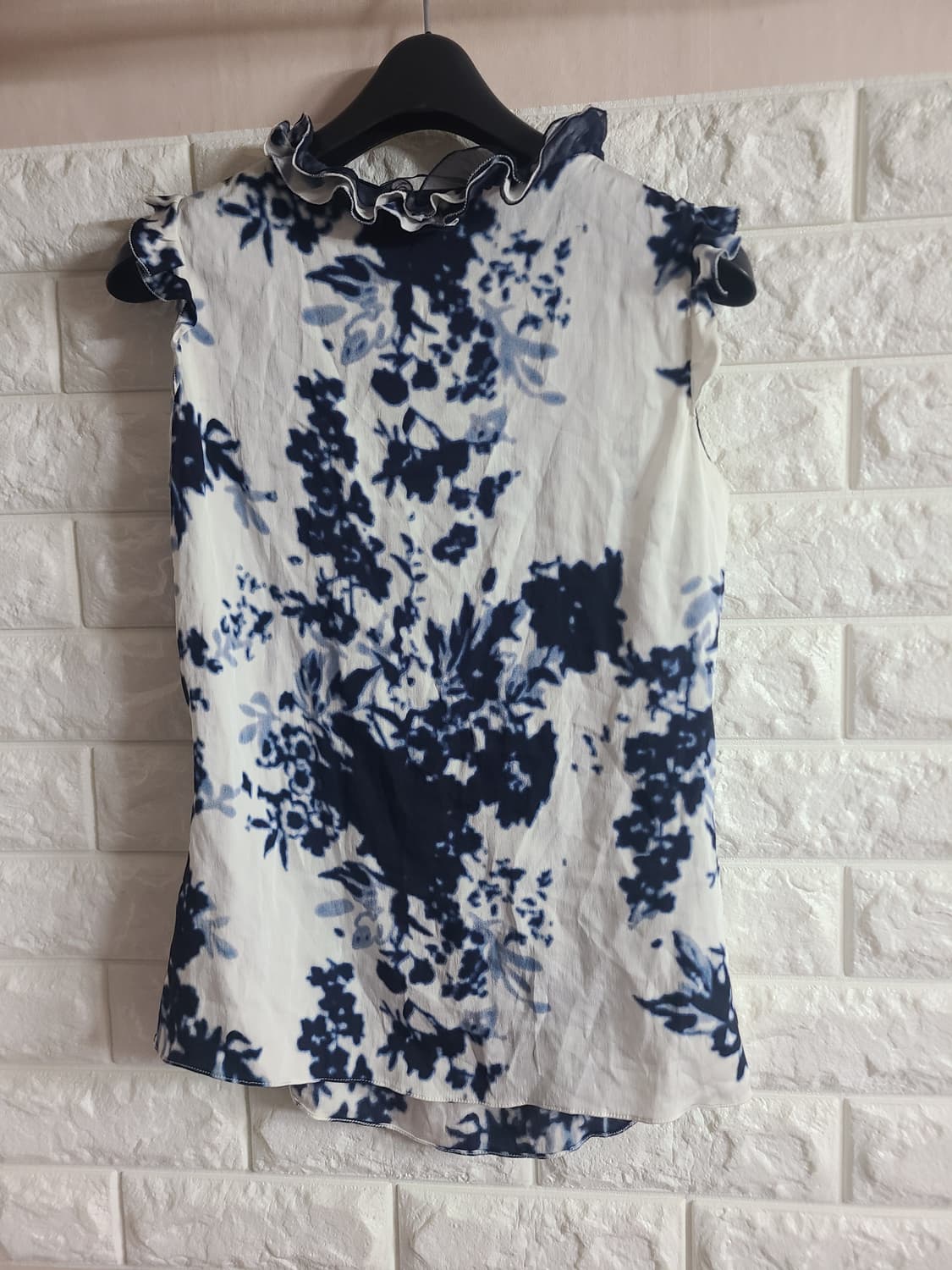 엘리타하리 플라워 실크블라우스(55) 상품이미지6