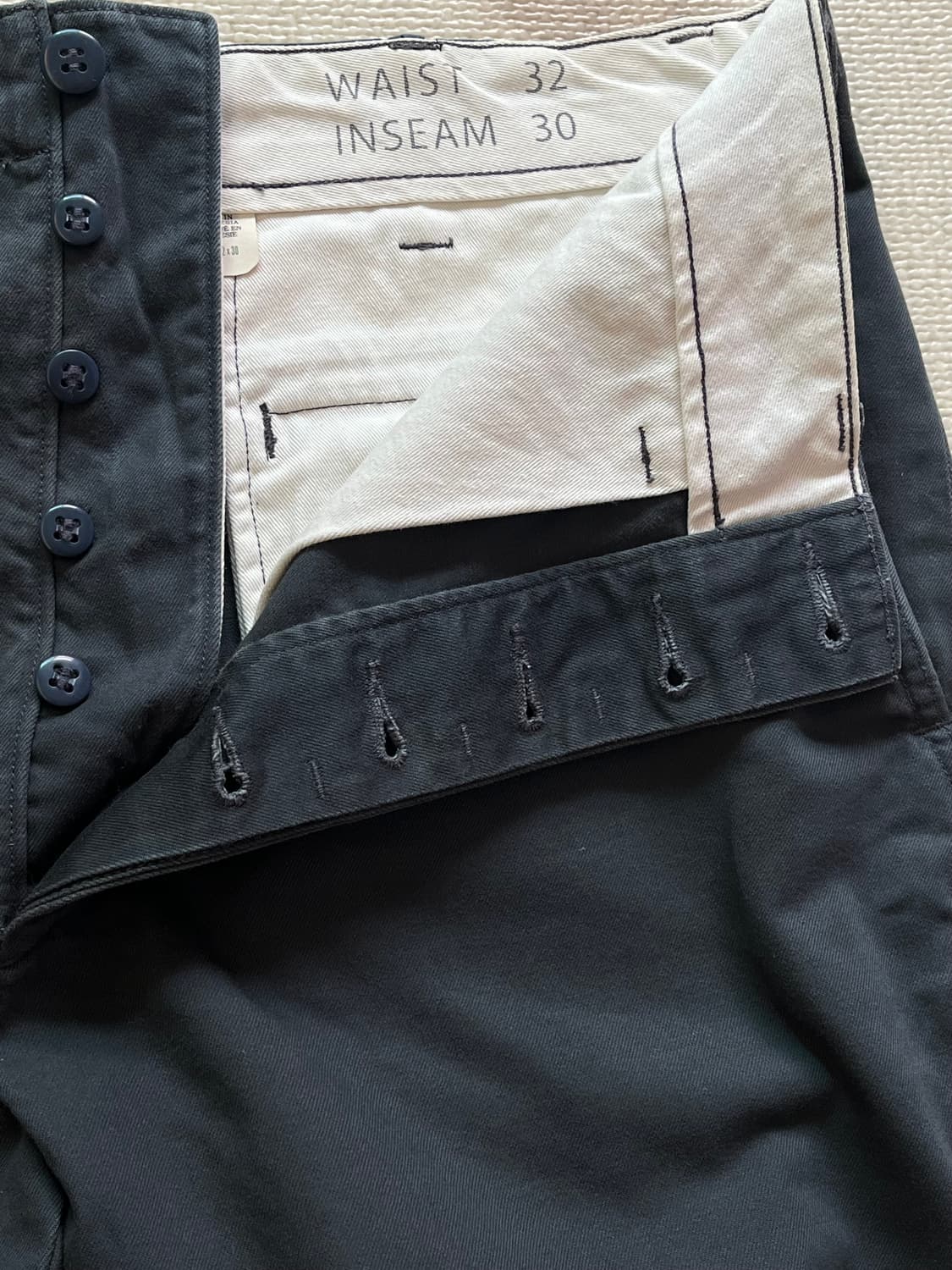 RRL WASHED BLACK FIELD CHINO PANTS 상품이미지2
