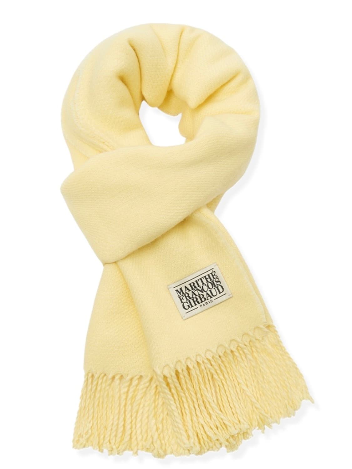 마리떼 프랑소와 저버 Classic Logo muffler yellow  상품이미지2