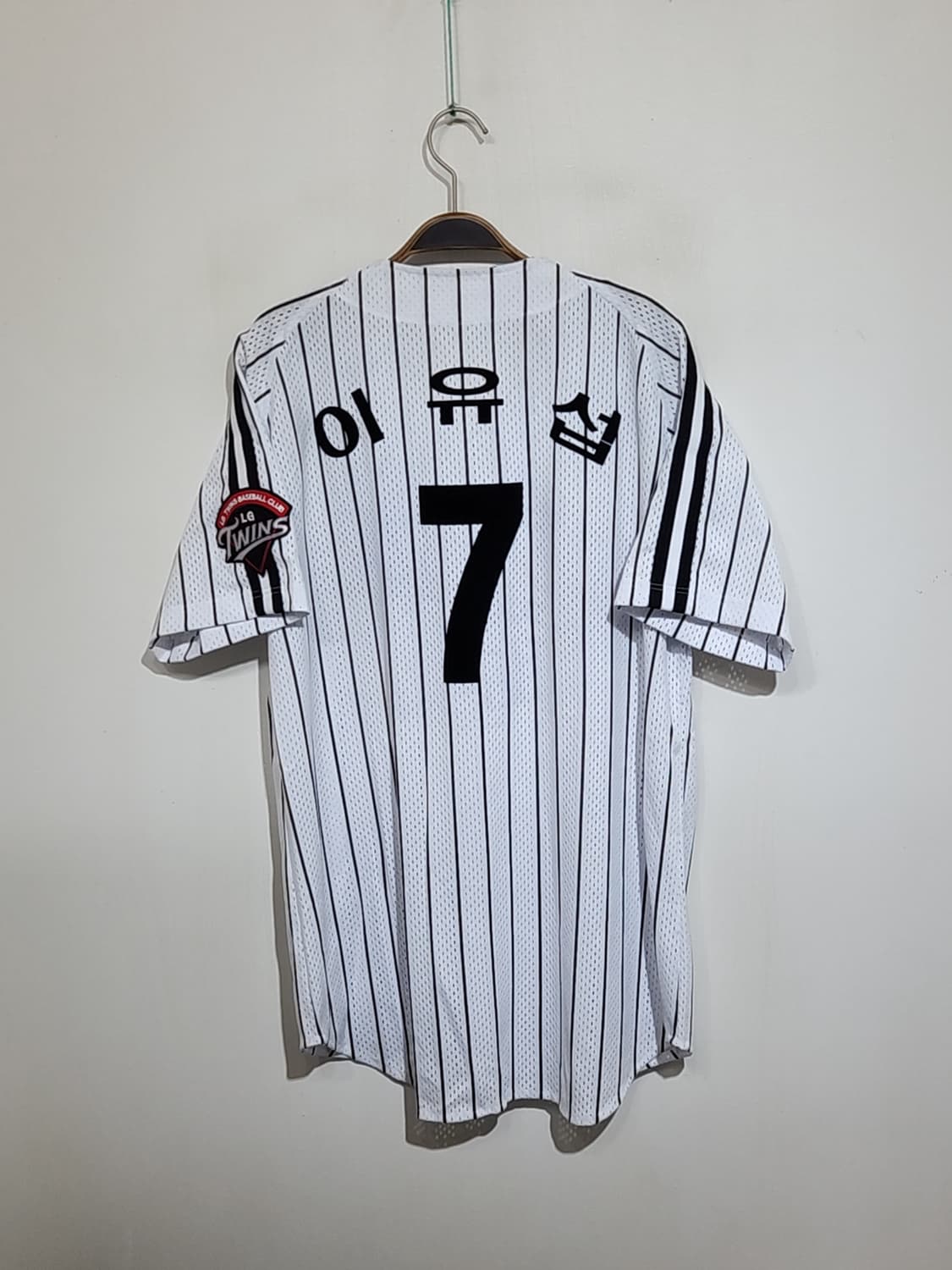 (XL) 엘지트윈스 야구져지 반팔 LG 이유섭 마킹 유니폼  상품이미지4