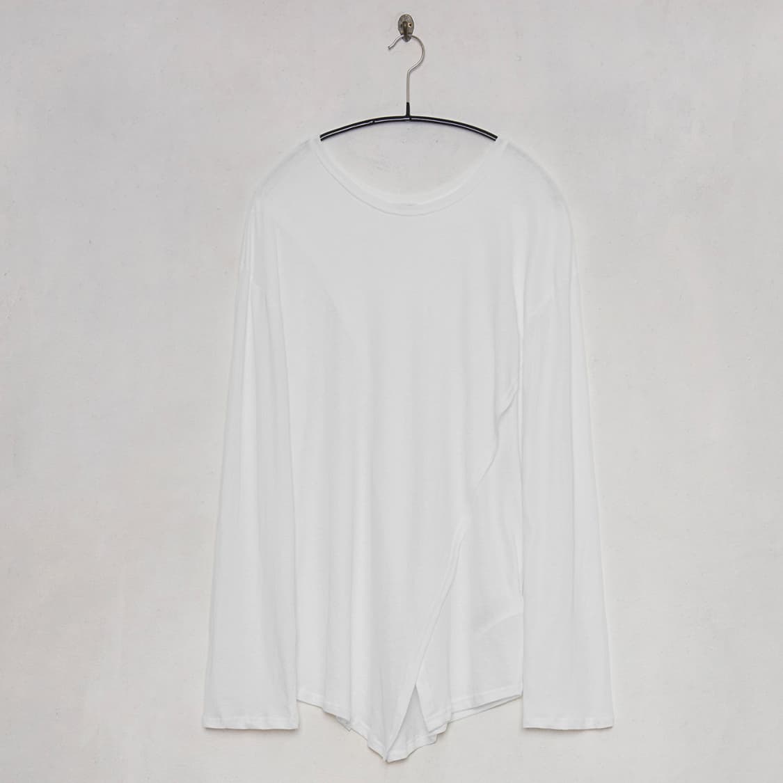 더일마 롱슬리브 탑 화이트 상품이미지1