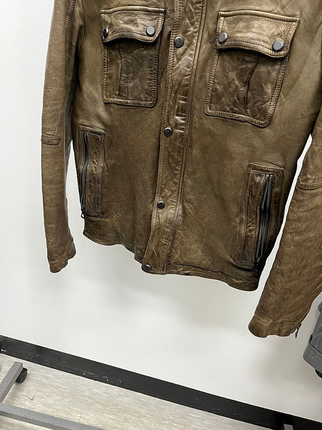 95-100) 시리즈 베지터블 가죽자켓  상품이미지2