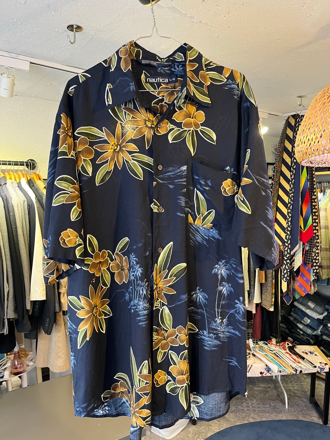 90년대 노티카 레이온 셔츠 상품이미지1