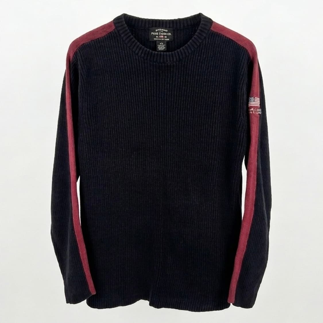 폴로진스 빈티지 사이드라인 성조기 니트 상품이미지1