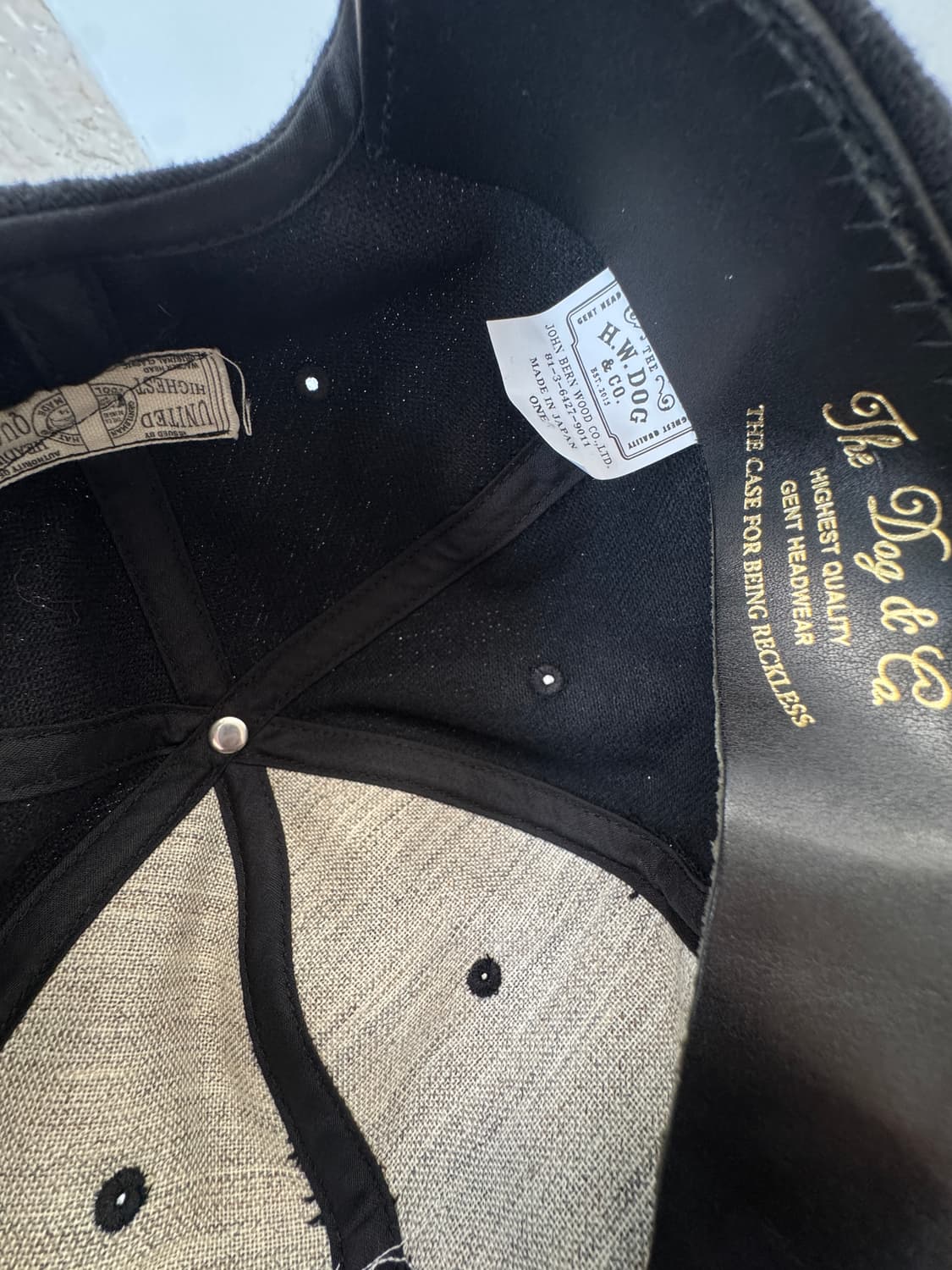 THE HW DOG(도그앤코) D로고 캡 상품이미지5