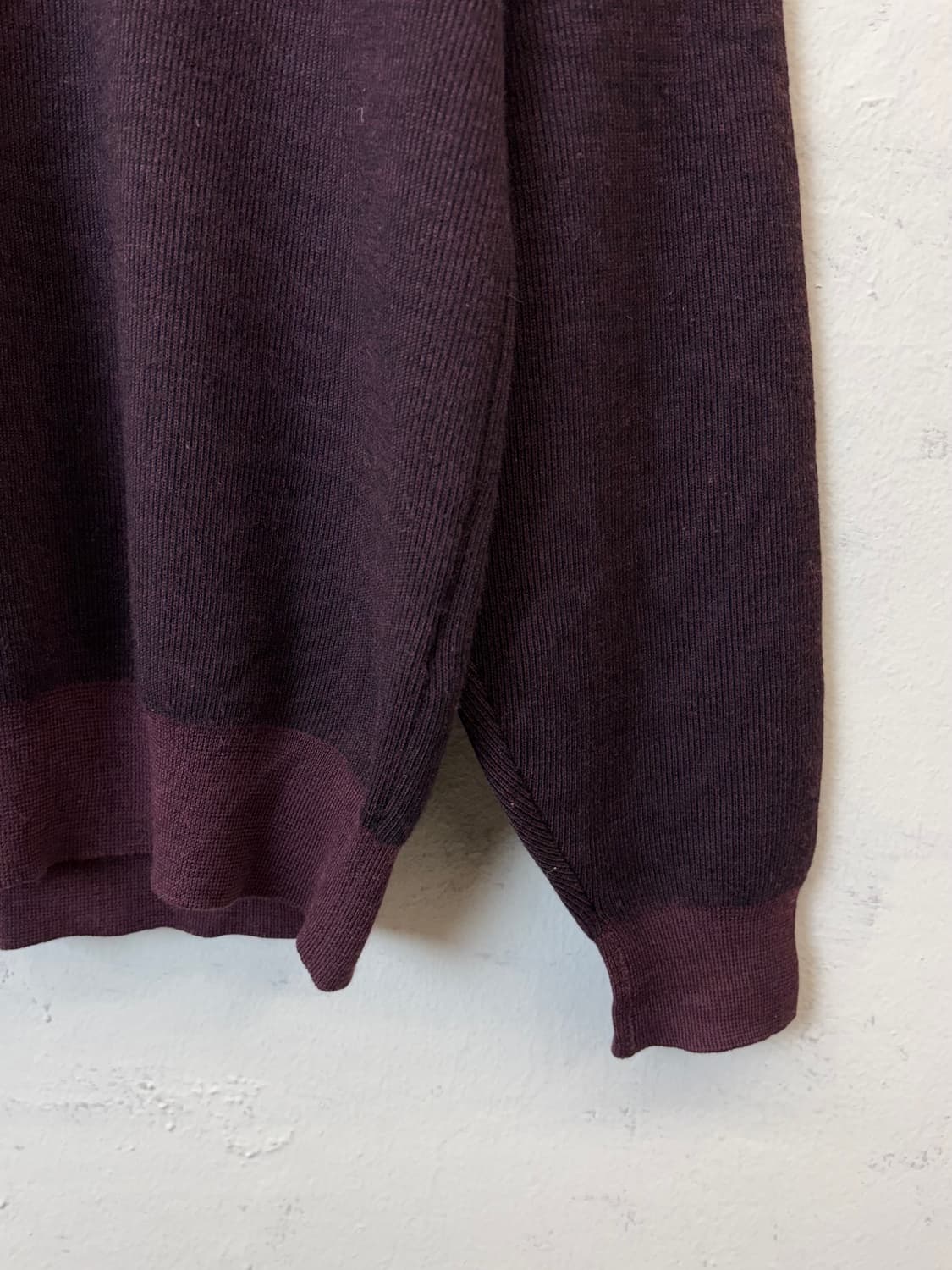 ysl 입생로랑 90s 빈티지 반폴라 울 니트 상품이미지3