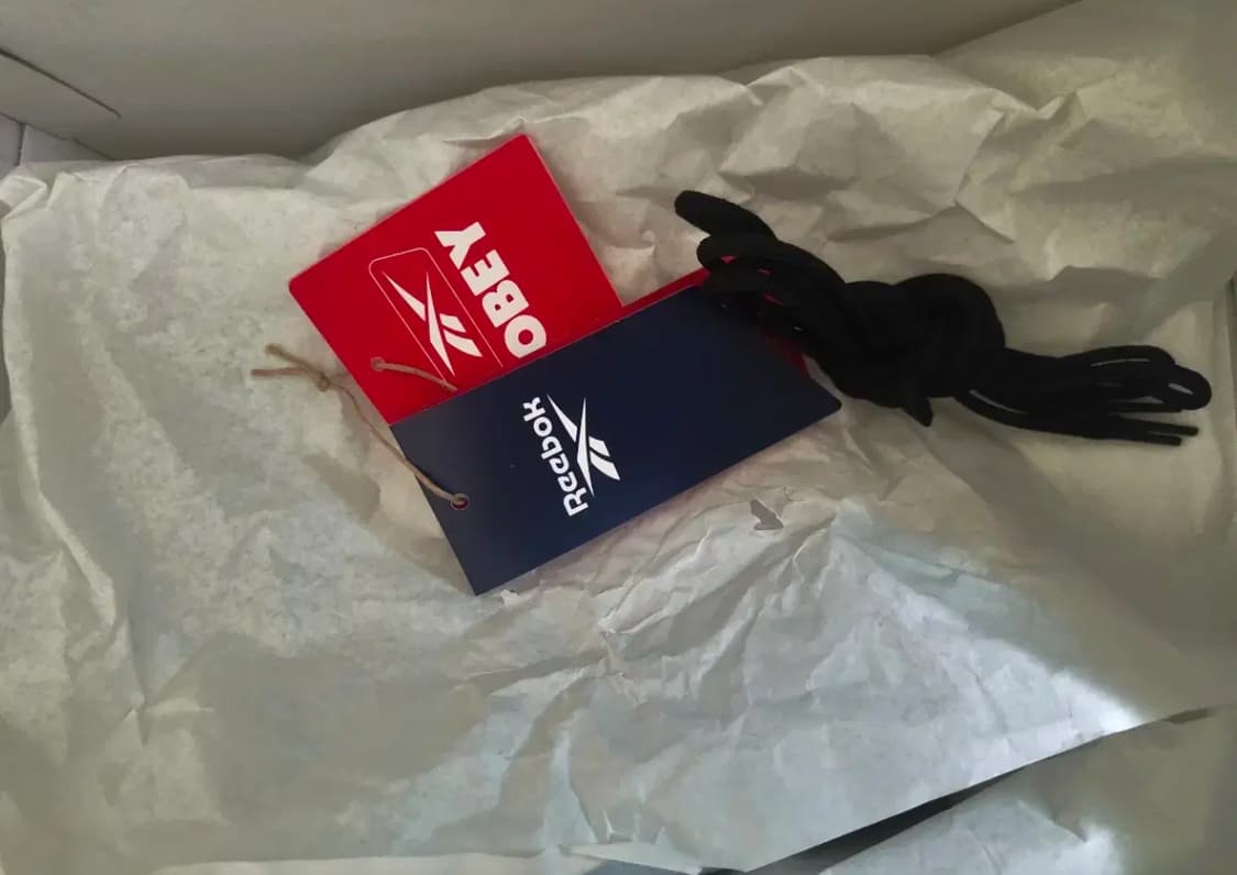 리복 X 오베이 프리미어 로드 플러스 6 초크 블랙 260사이즈 상품이미지8