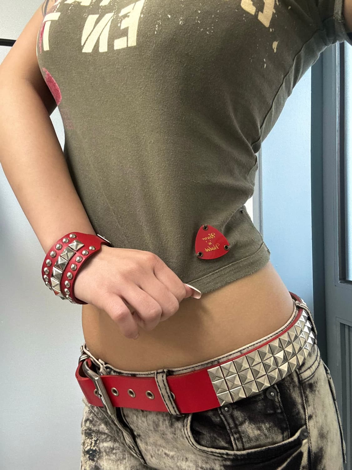 지저스 프린팅 피크 반팔 상품이미지1