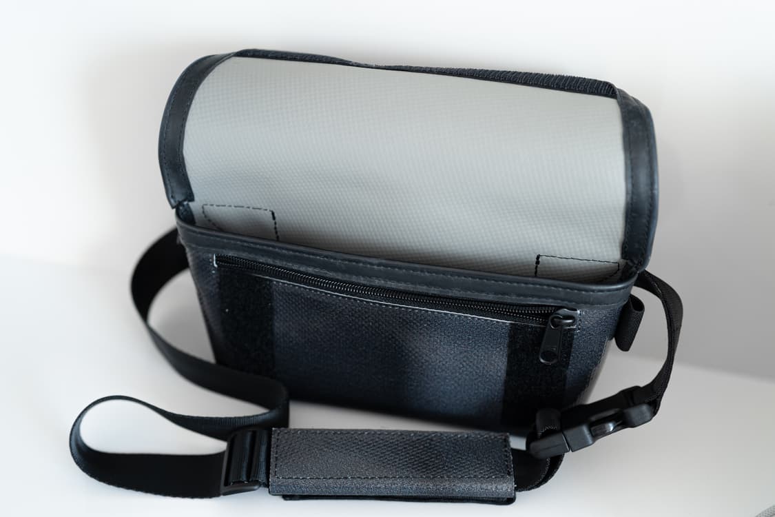 프라이탁 F40 제이미 블랙 전사 디지털프린트 크로스백 상품이미지2