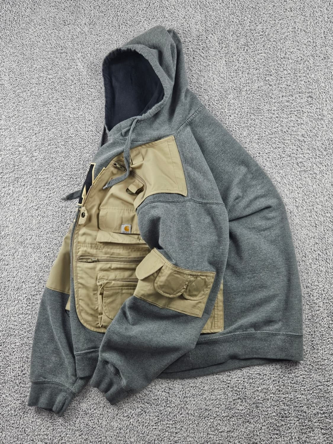 칼하트 X ARMY 워크베스트 커스텀 후드티셔츠 ( L추정 )/11189 상품이미지2