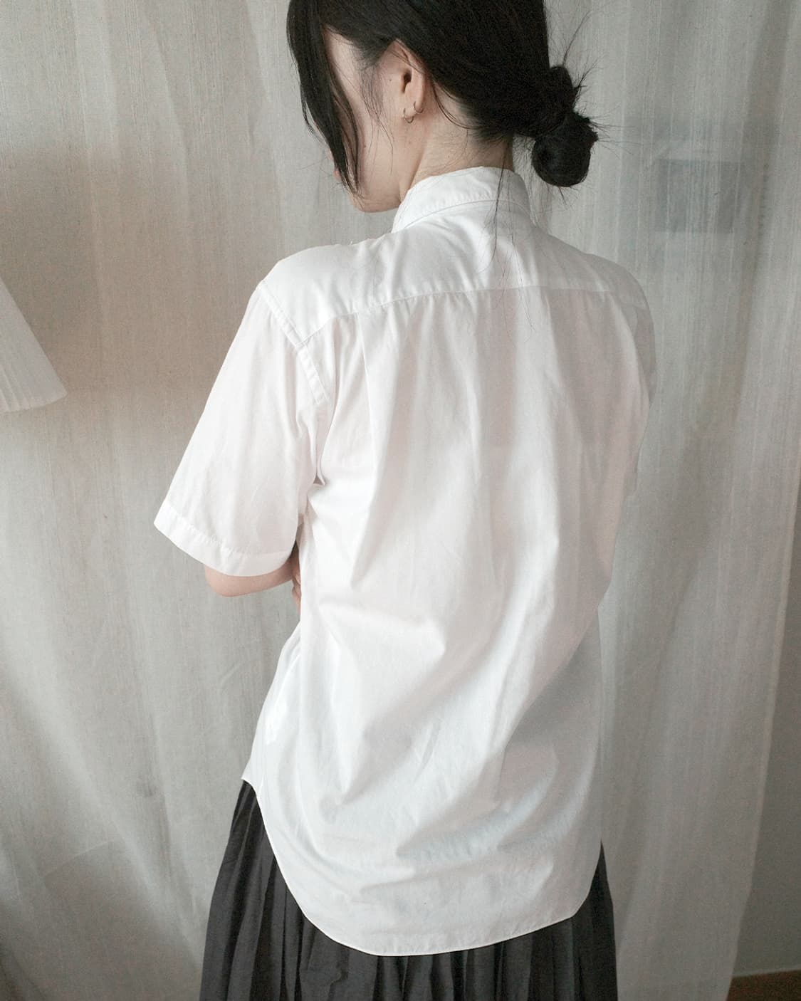 꼼데가르송 옴므 플러스 프릴 반팔 셔츠 상품이미지5