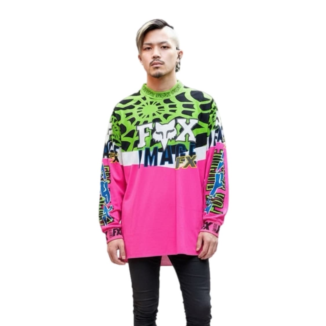 초레어 90s 아카이브 폭스 스파이더웹 롱슬리브 상품이미지1