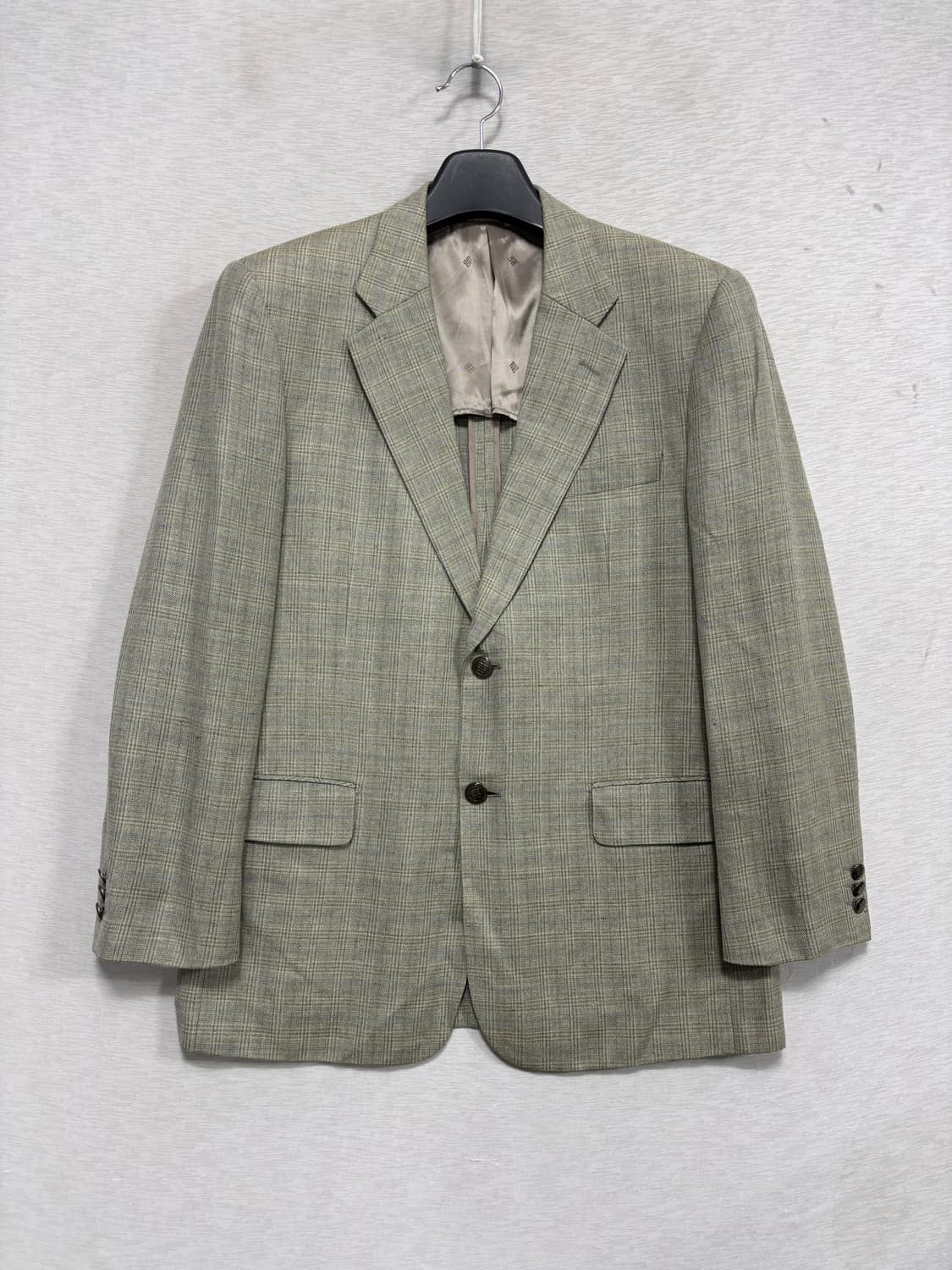 지방시 무슈 체크 린넨블랜드 자켓 상품이미지1