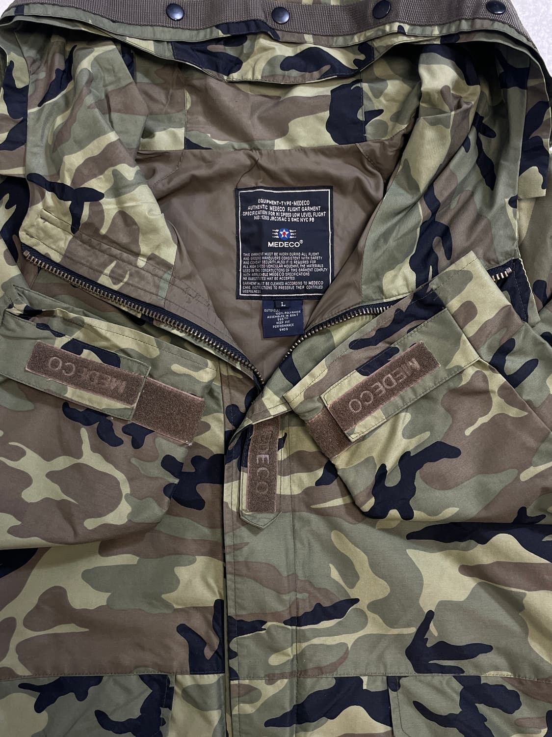 메데코 고어텍스 밀리터리 자켓 상품이미지5