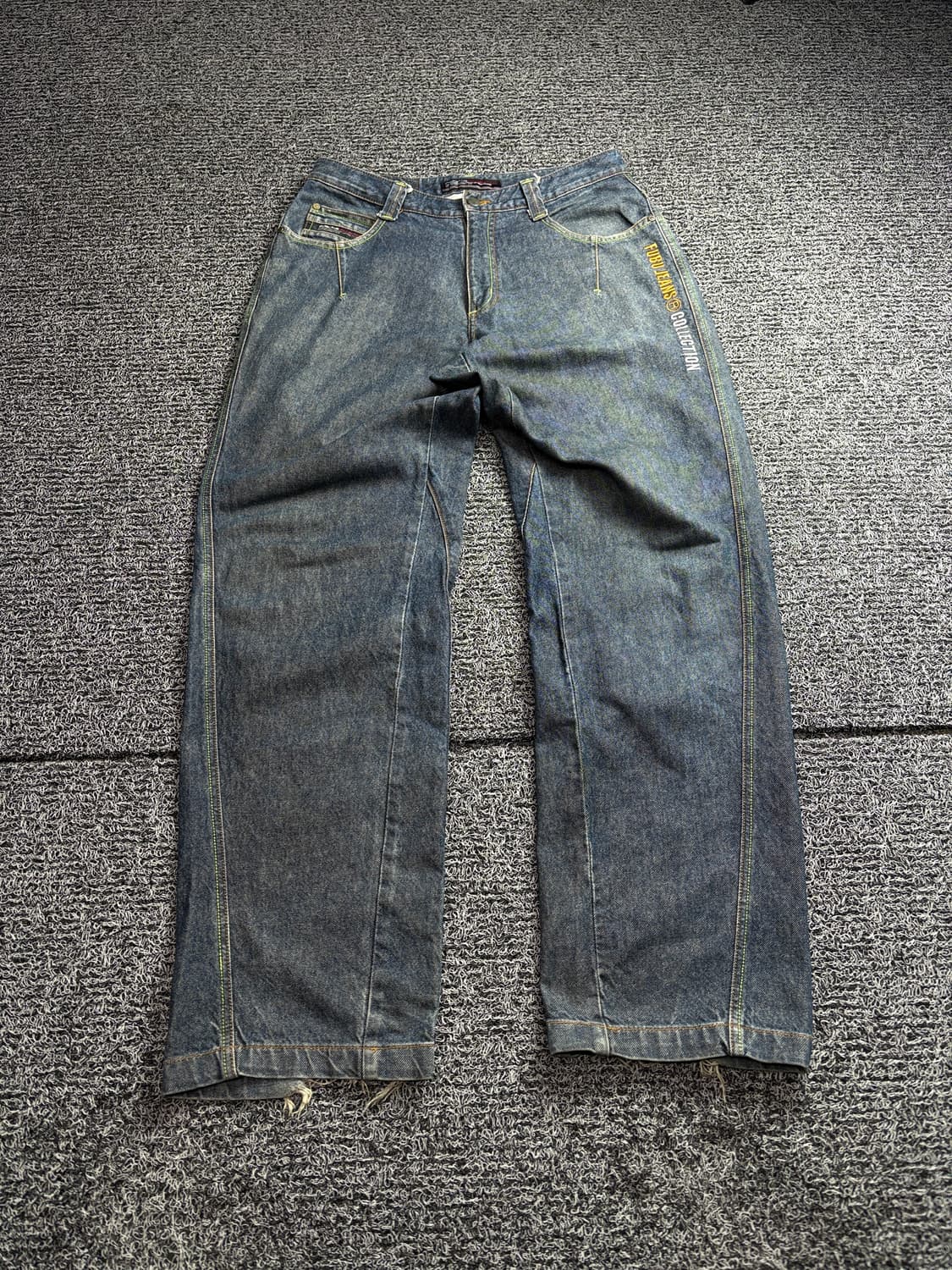 FUBU 올드스쿨 멀티 자수 와이드핏 팬츠 2582 상품이미지2