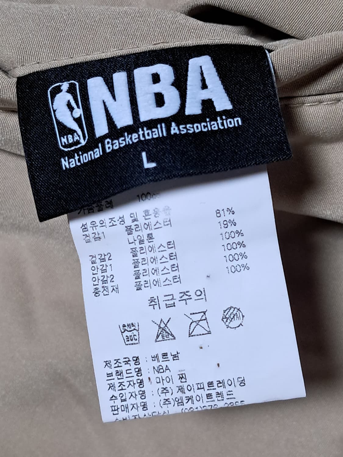 NBA 양면 패딩 봄버자켓 L 상품이미지9