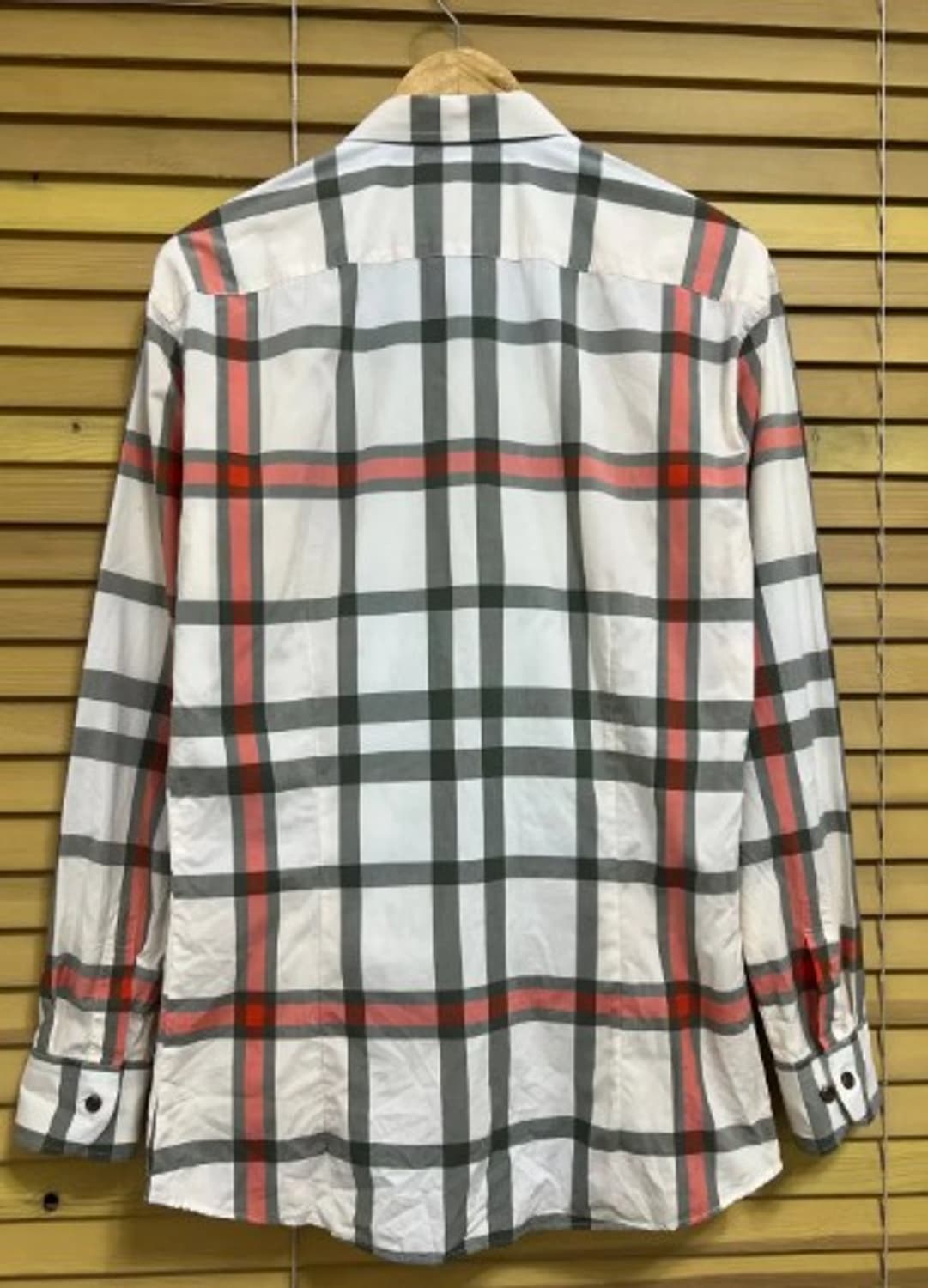 닥스 남성 체크코튼셔츠 100 상품이미지3