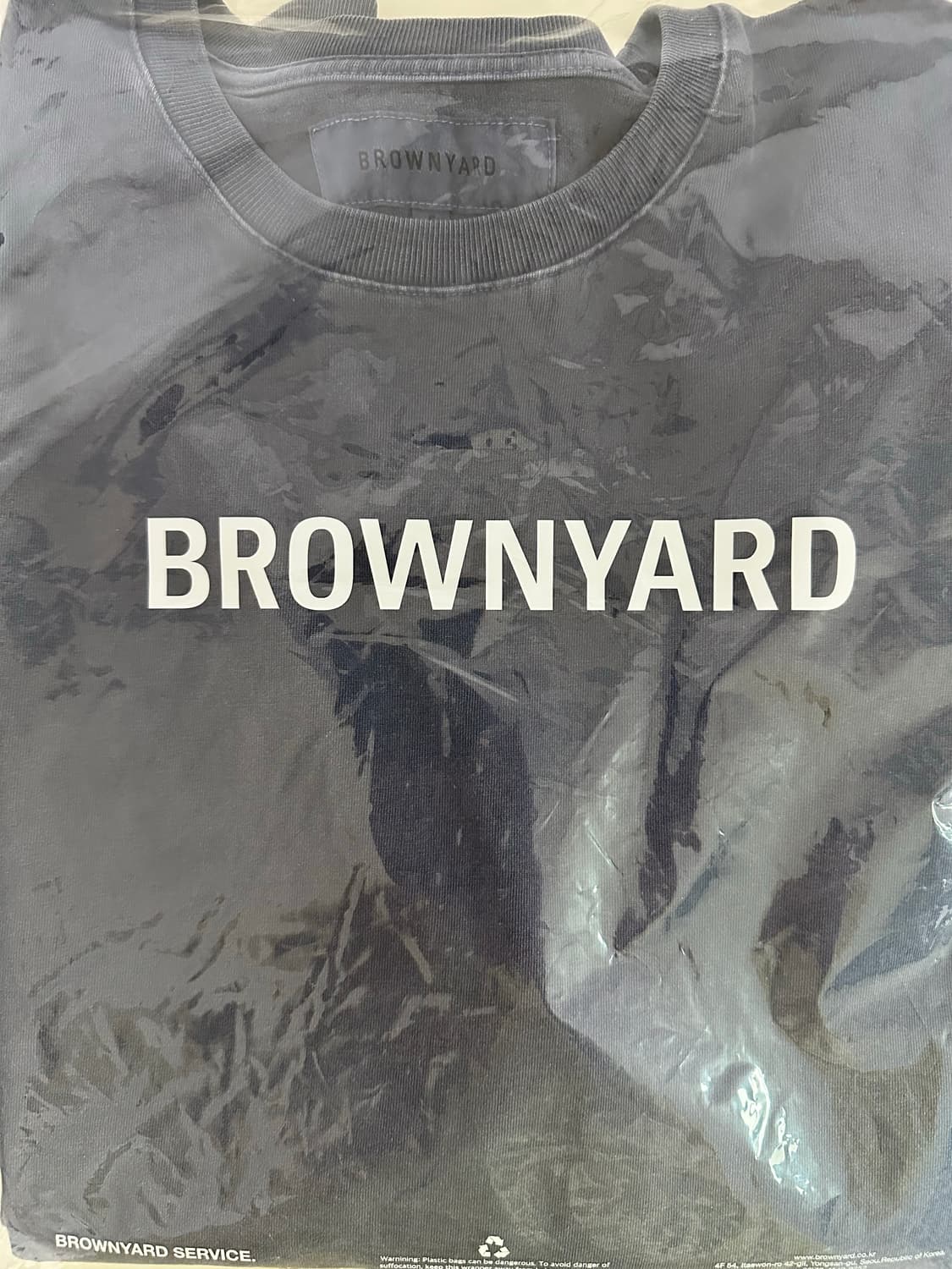 [급처] 브라운야드 워시드 롱슬리브(5사이즈,비닐채보관) 상품이미지2