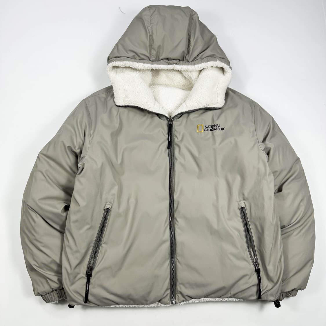 내셔널지오그래픽 리버시블 후리스 패딩 점퍼 (M) 상품이미지7