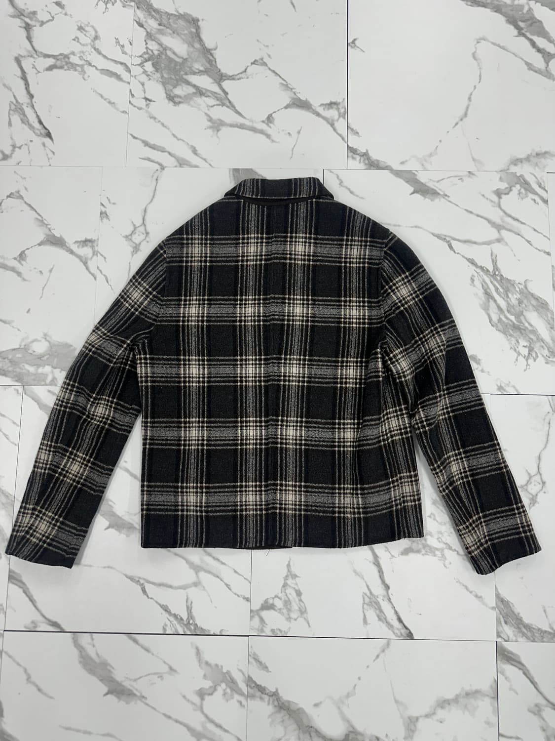 자라 체크 오버 셔츠 상품이미지2