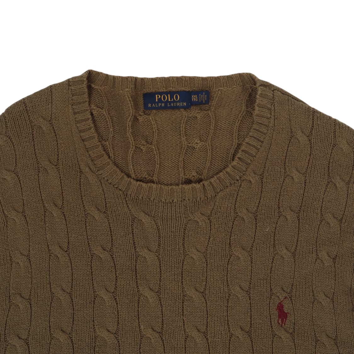 폴로 랄프로렌 카키브라운 케이블 니트 상품이미지2
