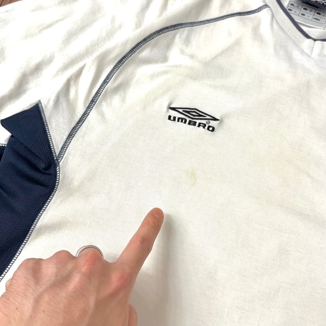 Umbro 엄브로 00s 잉글랜드 국대 유니폼 티셔츠 상품이미지10