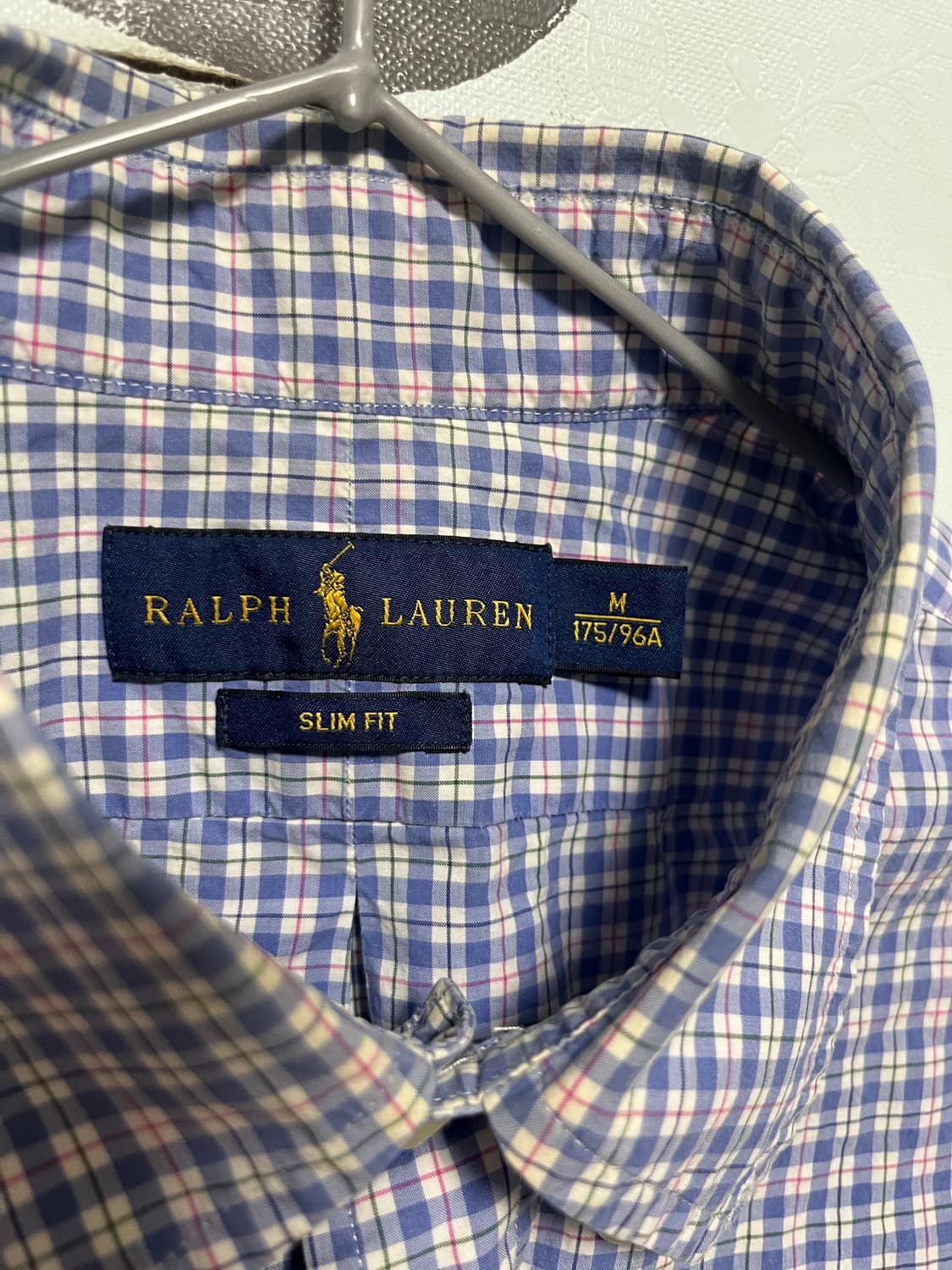 폴로 랄프로렌 슬림핏 체크 남방 2종 상품이미지4