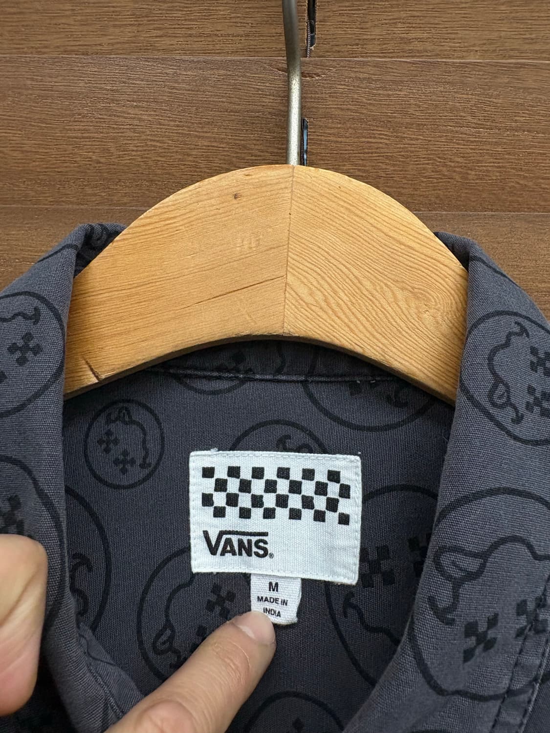 반스 스마일리 페이스 패턴 셔츠 상품이미지7