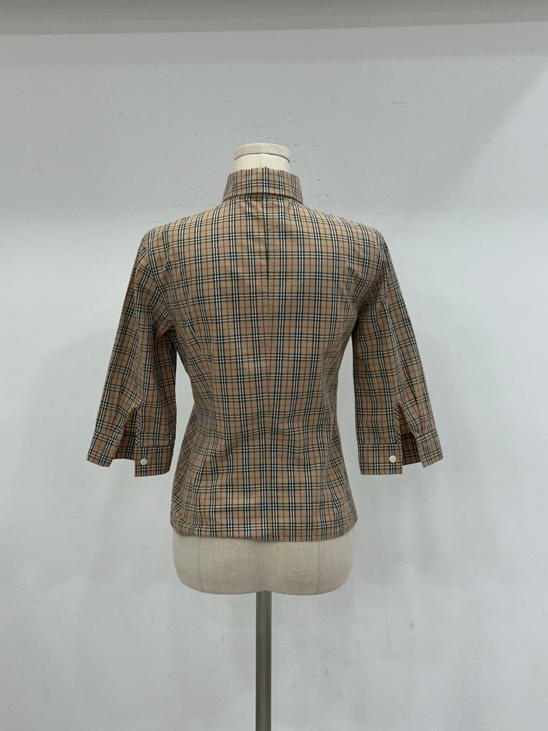 버버리 체크 여성 남방 상품이미지6