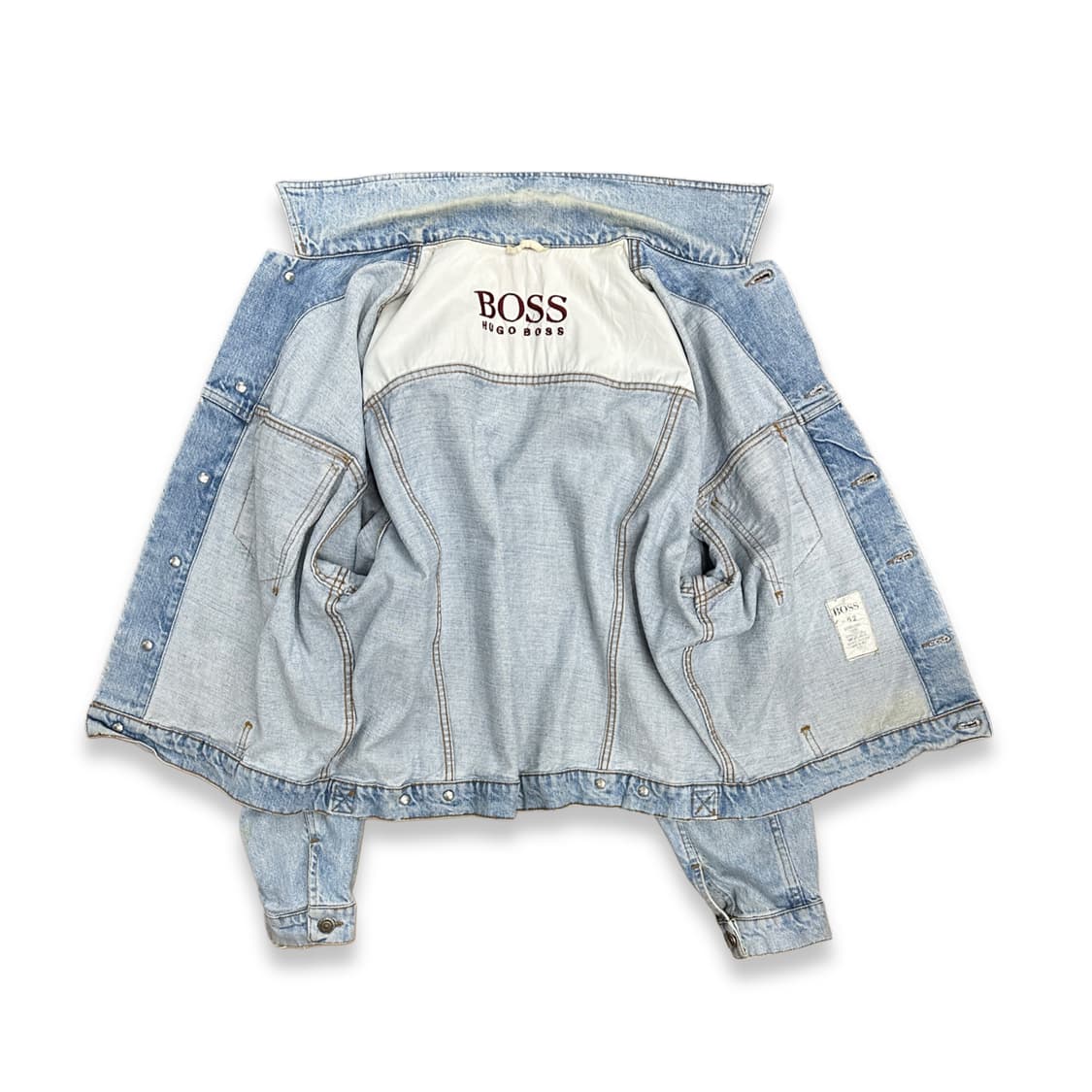 90s HUGO BOSS 데님 트러커 자켓 52 상품이미지3