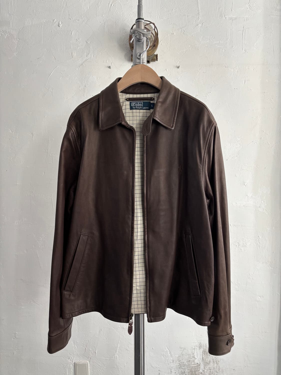 Polo 폴로랄프로렌 브라운 맥스웰 양가죽 자켓 상품이미지5