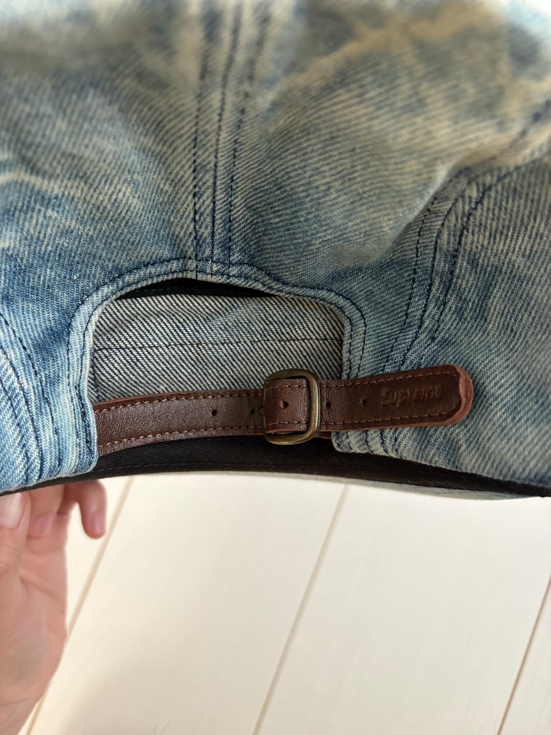 슈프림 데님 캡 상품이미지3