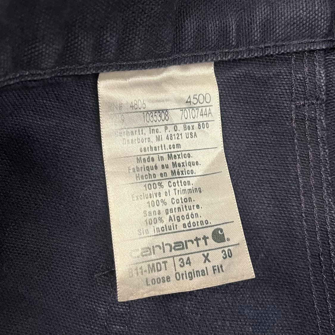 칼하트 B11 MDT 카펜터 팬츠 (33“) 상품이미지6