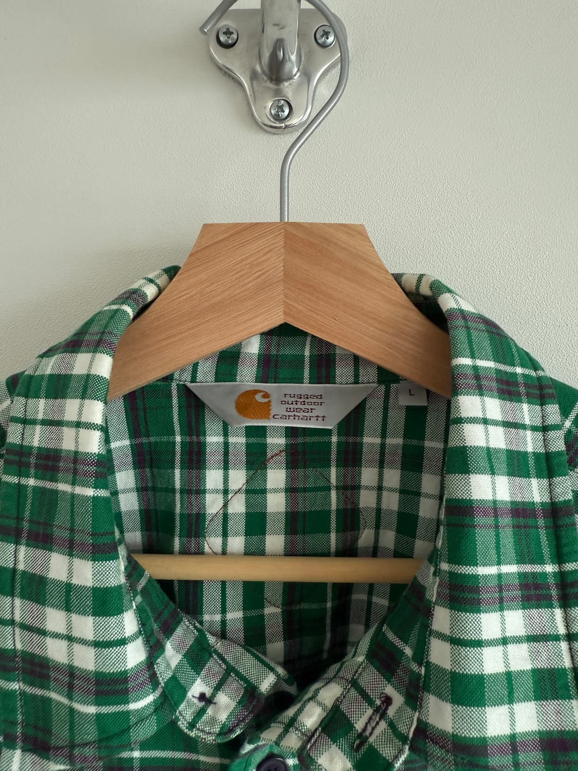 칼하트(Carhartt) 체크 반팔셔츠 상품이미지7