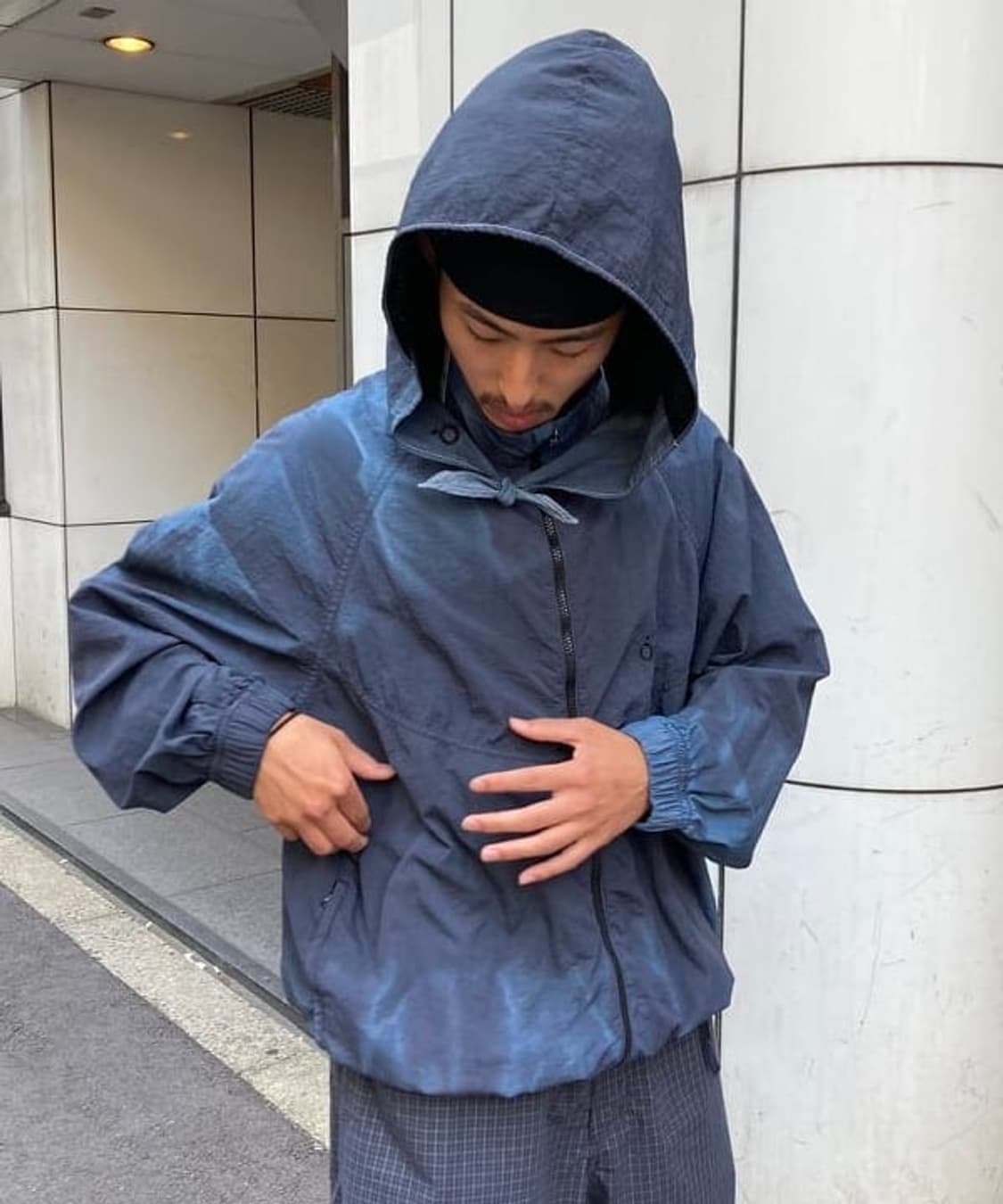 [os] BEAMS × NOMARHYTHM TEXTILE 후드 스카프 상품이미지1