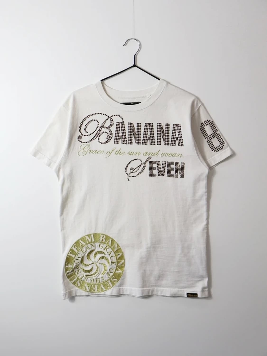 Banana Seven Studded White Tee 상품이미지4
