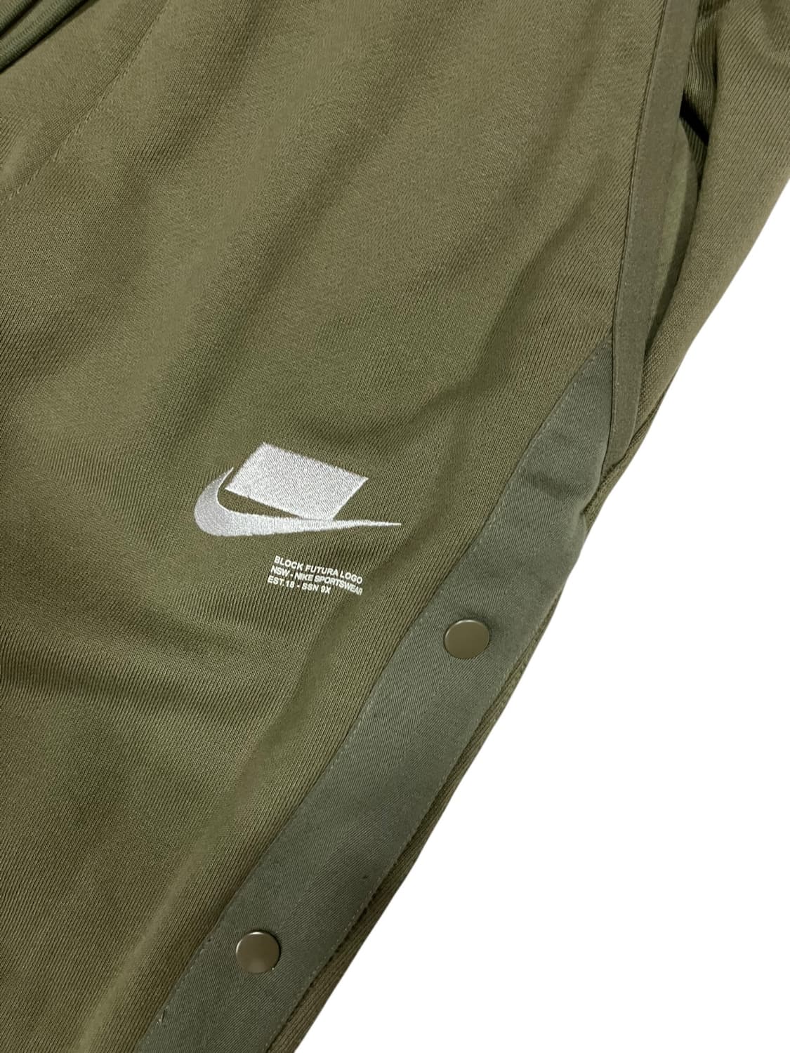 나이키 블록 로고 카키 트랙 팬츠 XS 상품이미지2