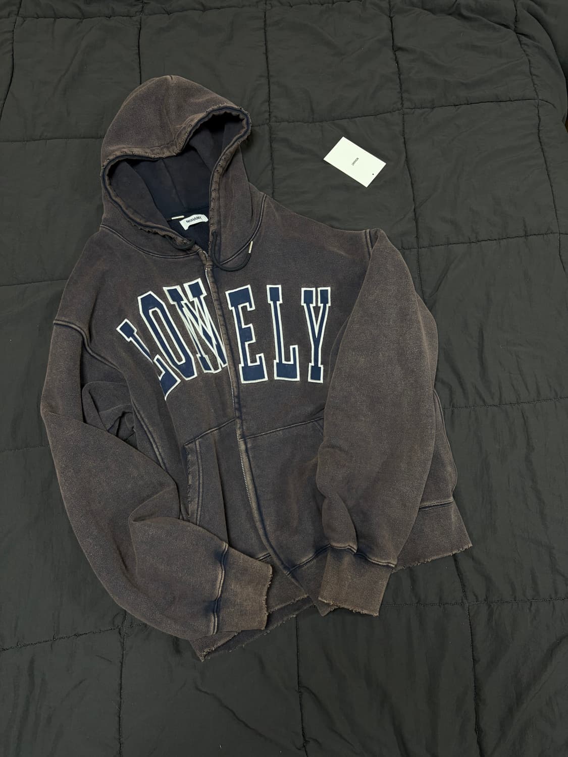 노앙 워싱 후드집업 m 상품이미지2