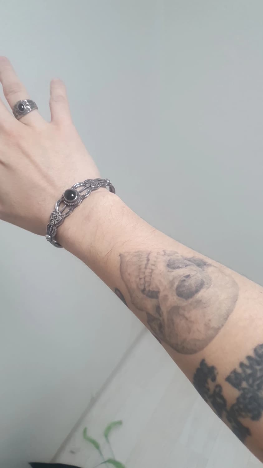 Koos 나바호 오닉스 팔찌&반지 상품이미지1