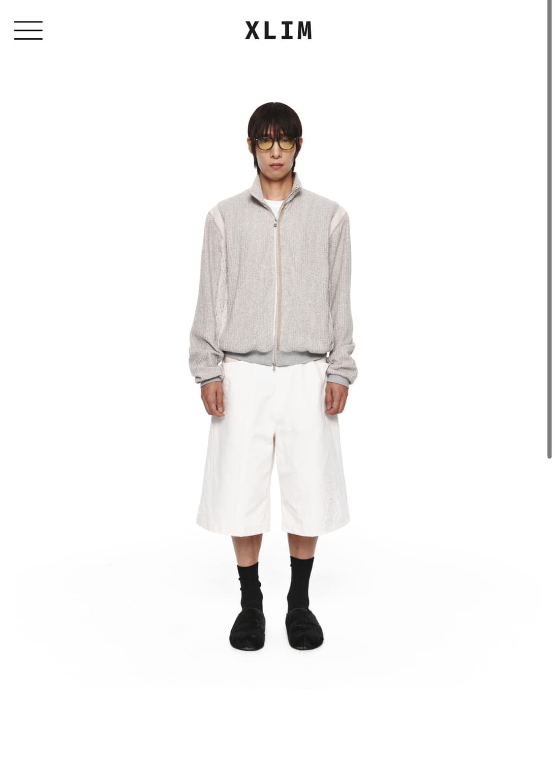 xlim ep.8 01 져지 멜란지 그레이 m 상품이미지1