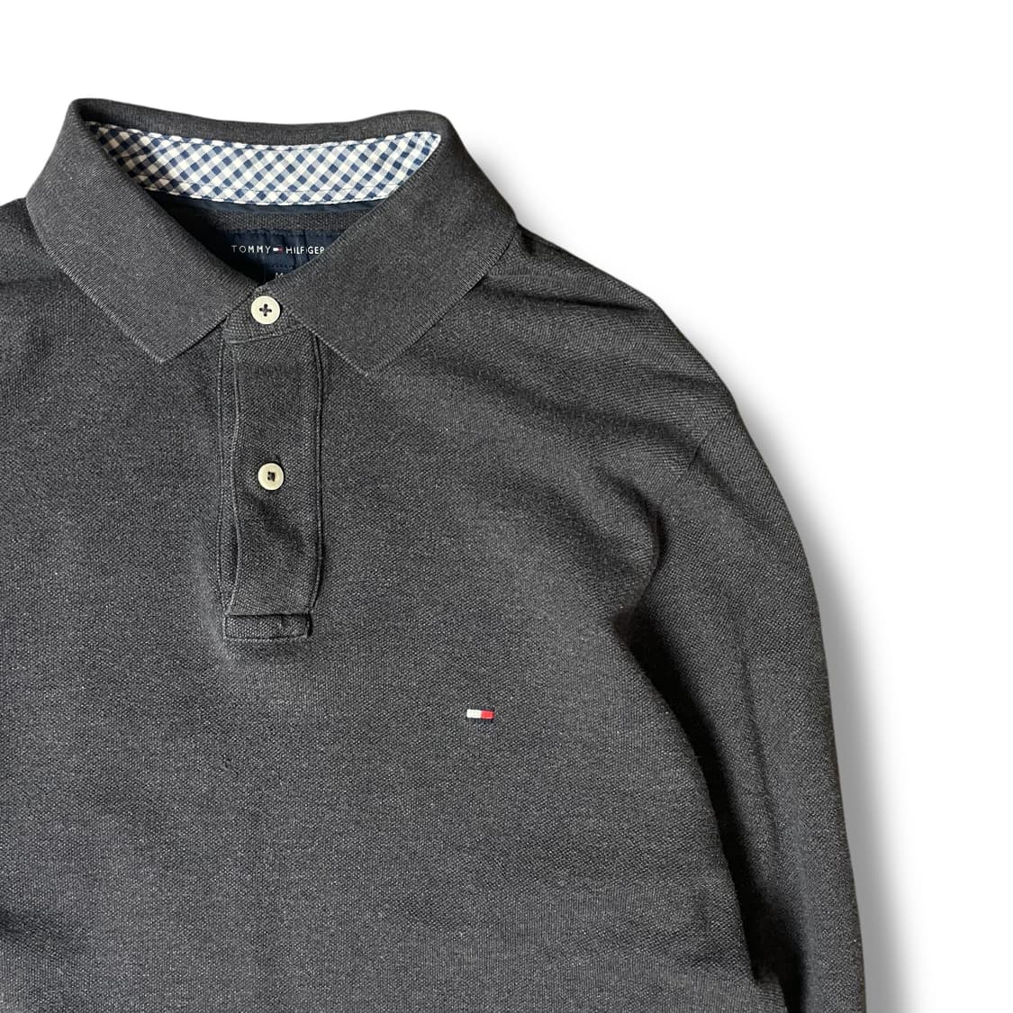 타미힐피거 미니로고 코튼 다크그레이 PK 롱슬리브 M 상품이미지3