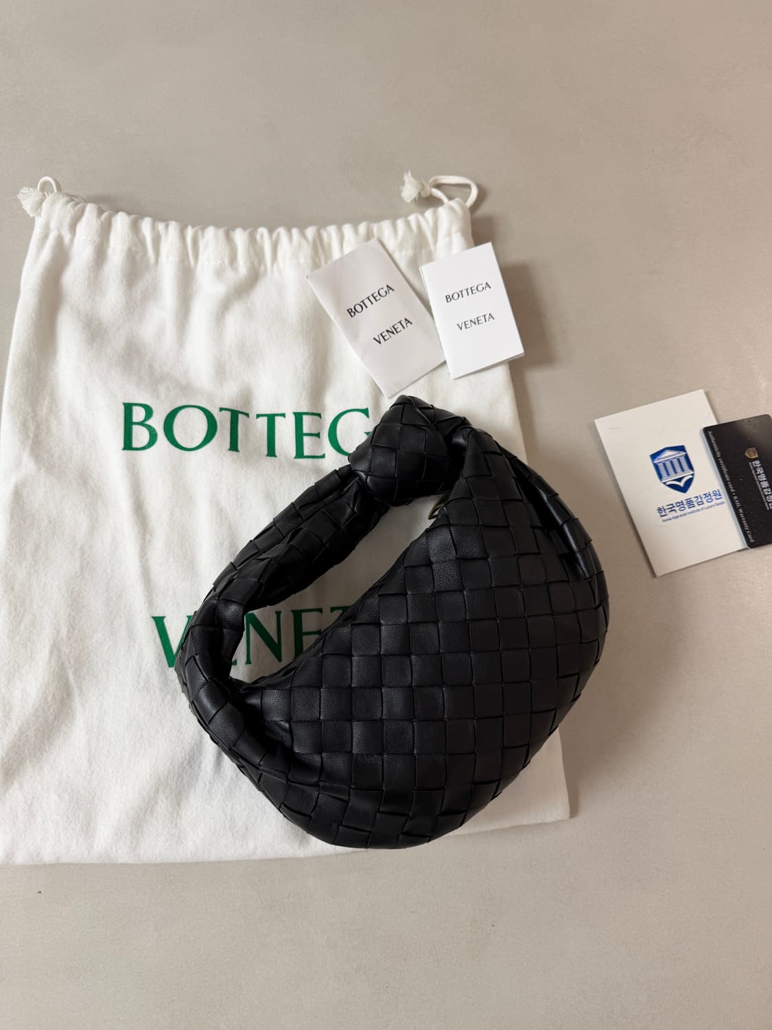 정품) 보테가베네타 조디백 미니 블랙  상품이미지1